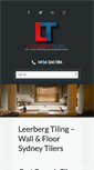 Mobile Screenshot of leerbergtiling.com.au